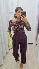 Pantalone Prugna Art.12650