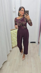 Pantalone Prugna Art.12650