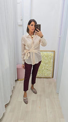 Pantalone Zaira Bordeaux