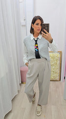 Pantalone Tortora Art.12650