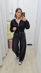 Jeans Nero Ballon art.302