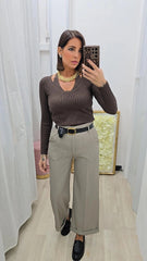 Maglia Olivia Marrone