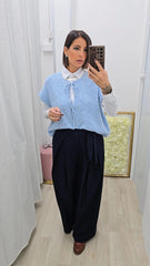 GILET HARVARD CELESTE