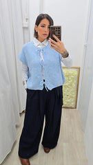 GILET HARVARD CELESTE