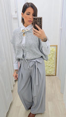 Pantalone PALAZZO GRIGIO art.66636