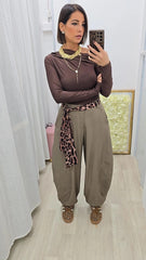 Pantalone Ballon Tortora art66659