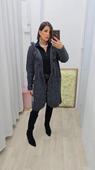 Maxi Cardigan Grigio