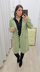 Maxi Cardigan Verde