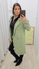 Maxi Cardigan Verde