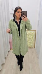 Maxi Cardigan Verde