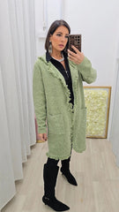 Maxi Cardigan Verde