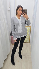 PULL PIZZO GRIGIO