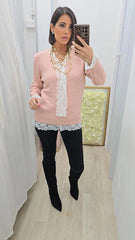 PULL PIZZO ROSA