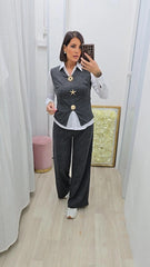 COORDINATO SPILLE GRIGIO ART.3189