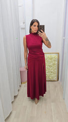 ABITO VITTORIA BORDEAUX