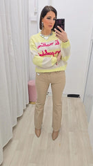 JEANS ZAMPA BEIGE ART.5093/3