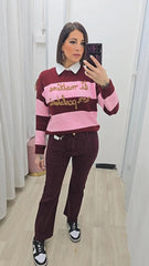 Jeans Bordeaux art.Y6119X3