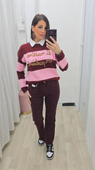 Jeans Bordeaux art.Y6119X3