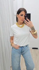 T-shirt basica Bianco