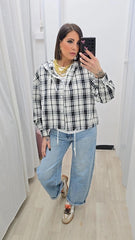 Camicia Scozzese Nero art.8930