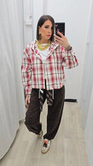 Camicia Scozzese Rossa art.8930