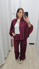 Coordinato Saretta Bordeaux