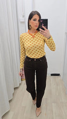 JEANS  CUORE MARRONE ART.740/6