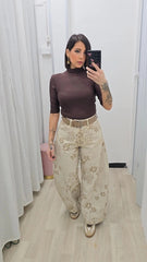 Body Spalline Marrone