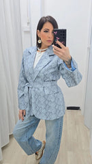 BLAZER ECOPELLE PITONATO