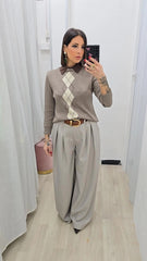 Pantalone Siviglia Tortora