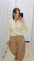 Cardigan Teddy Beige