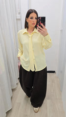 Camicia Quadretti Giallo