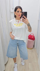 T-SHIRT TI PENSO BIANCA