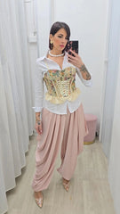 Pantalone Glamourouse Cipria