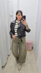 CHIODO BIKER MARRONE
