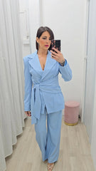 Tailleur Yamila Celeste  art,6898