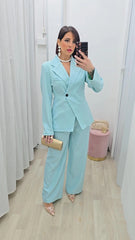 Tailleur Gessato Acquamarina art..66793