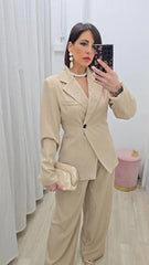 Tailleur Gessato Biscotto art.66793