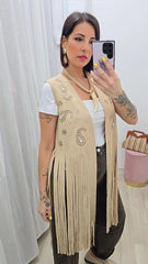 GILET SCAMOSCIATO