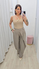 Body Quadrato Beige  art.