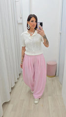 Pantalone Bisbiglio Rosa art.66737