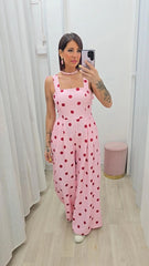 Tuta Pois Rosa