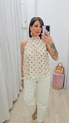 Top Fluido Beige