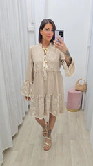 Abito India Beige art.6002
