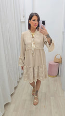 Abito India Beige art.6002