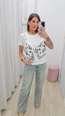 T-shirt Bandana Bianco