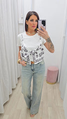 T-shirt Bandana Bianco