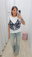 T-shirt Bandana Nera