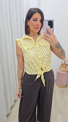 Camicia Pois Gialla