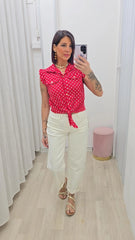 Camicia Pois Rossa